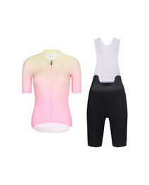 RIVANELLE maillot corto y pantalón corto - ELEVATE - negro/rosa/multicolor